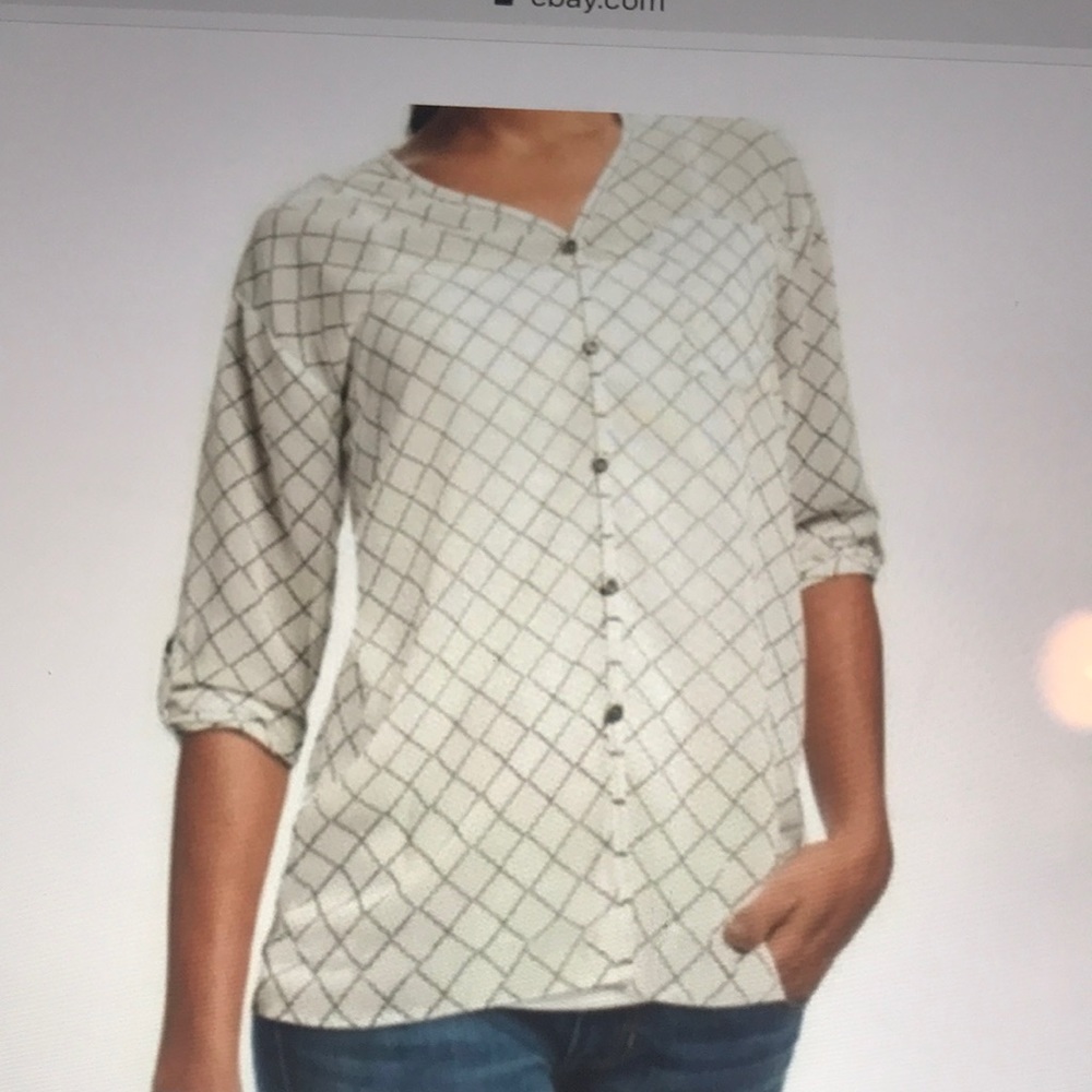 Cabi #740 Chessboard Blouse (L)